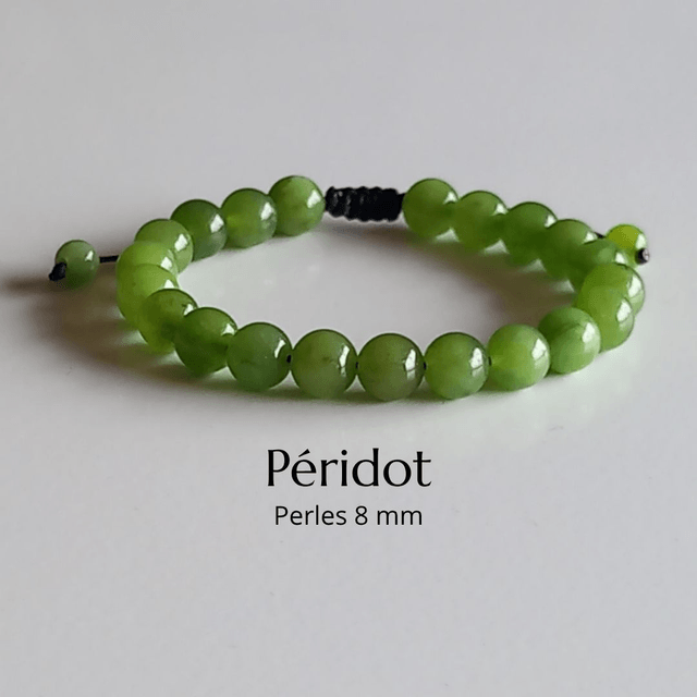 Bracelet ajustable en Péridot
