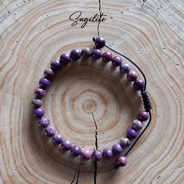 Bracelet ajustable en Sugilite