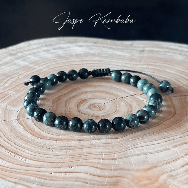 Bracelet ajustable en Jaspe Kambaba