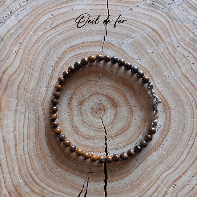 Bracelet fermoir en Oeil de fer