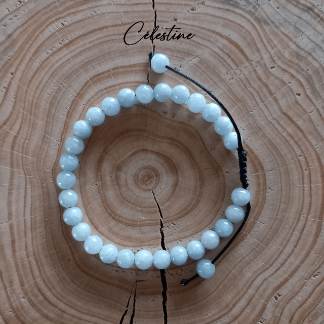 Bracelet ajustable en Célestine