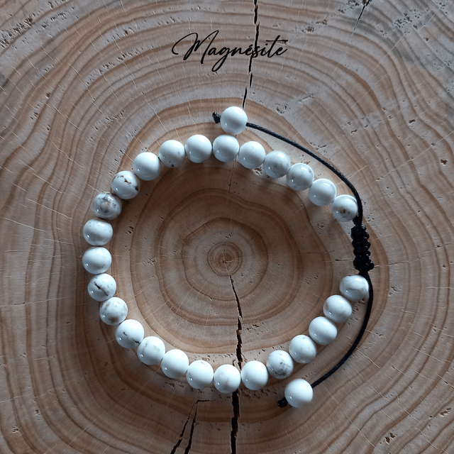 Bracelet ajustable en Magnésite