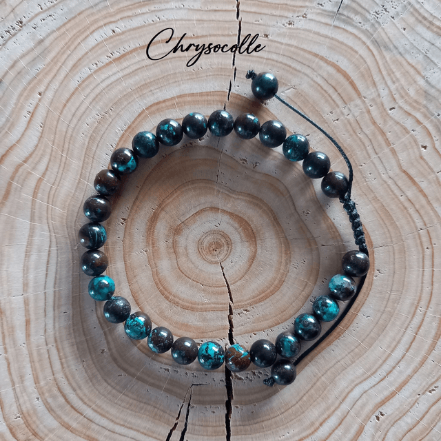 Bracelet ajustable en Chrysocolle