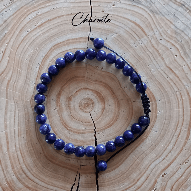 Bracelet ajustable en Charoïte