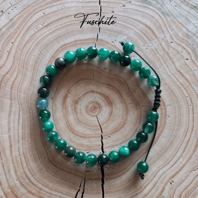 Bracelet ajustable en Fuschite