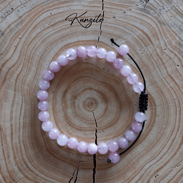 Bracelet ajustable en Kunzite