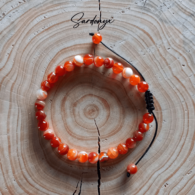 Bracelet ajustable en Sardonyx