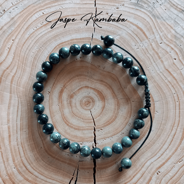 Bracelet ajustable en Jaspe Kambaba