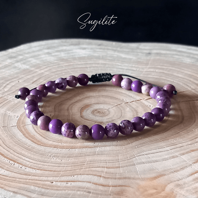 Bracelet ajustable en Sugilite