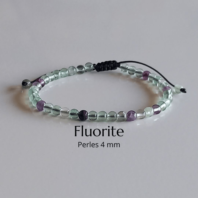 Bracelet ajustable en Fluorite