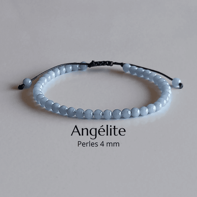 Bracelet ajustable en Angélite