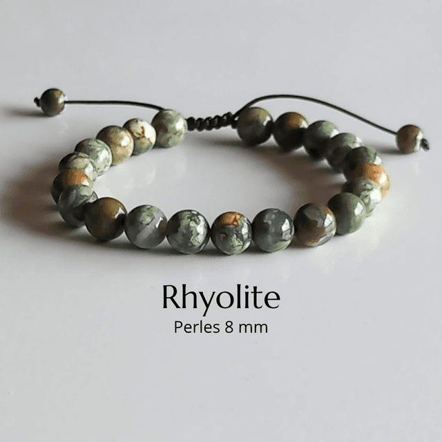 Bracelet ajustable en Rhyolite