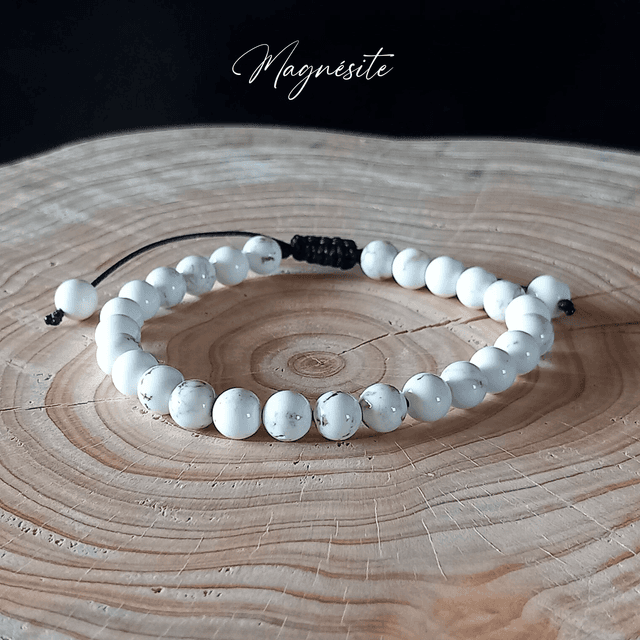 Bracelet ajustable en Magnésite