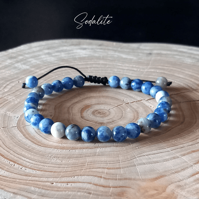 Bracelet ajustable en Sodalite