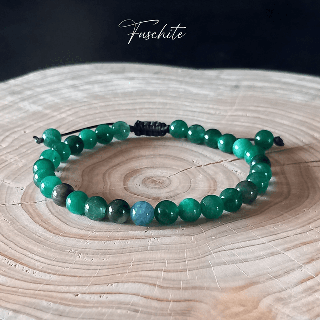 Bracelet ajustable en Fuschite