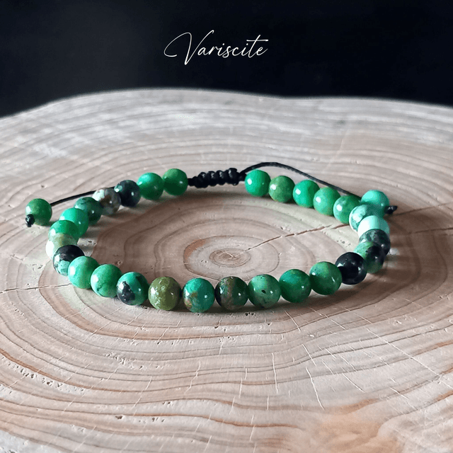 Bracelet ajustable en Variscite