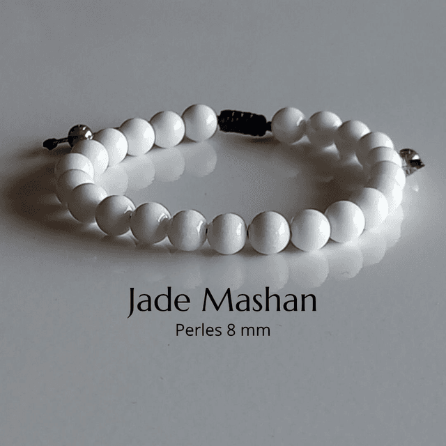 Bracelet ajustable en Jade Mashan
