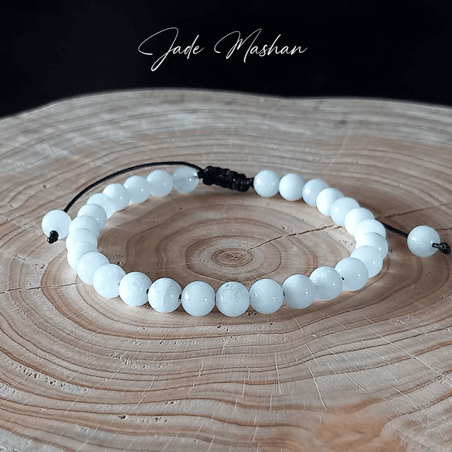Bracelet ajustable en Jade Mashan