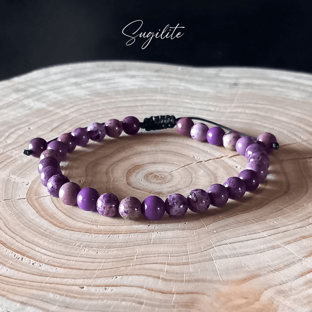 Bracelet ajustable en Sugilite