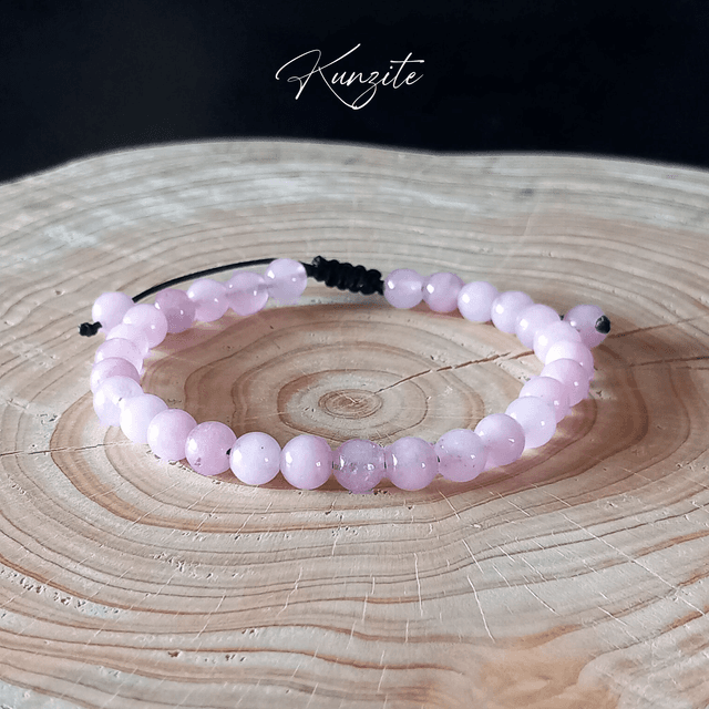 Bracelet ajustable en Kunzite