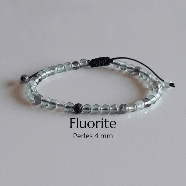 Bracelet ajustable en Fluorite